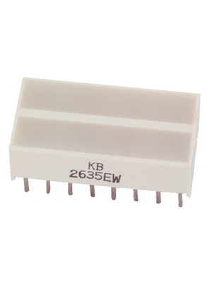 Kingbright - KB-2835SGW - LED Light Bars green 10 x 20 mm, KB-2835SGW, Kingbright