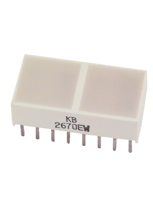 Kingbright - KB-2670EW - LED Light Bars red 10 x 20 mm, KB-2670EW, Kingbright