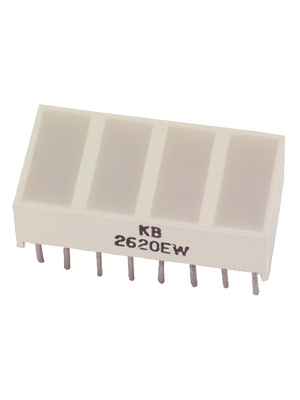 Kingbright - KB-2620EW - LED Light Bars red 10 x 20 mm, KB-2620EW, Kingbright