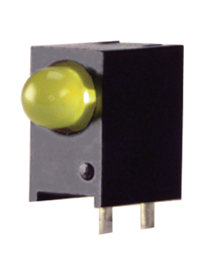 Kingbright - L-710A8EW/1YD - PCB LED 3 mm round yellow standard, L-710A8EW/1YD, Kingbright