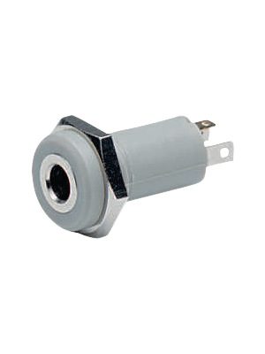 Marushin Electric - MJ-064H - Jack panel socket grey 4P, MJ-064H, Marushin Electric