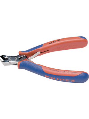 Knipex - 64 42 115 - Electronic front cutter pliers small bevel, 64 42 115, Knipex