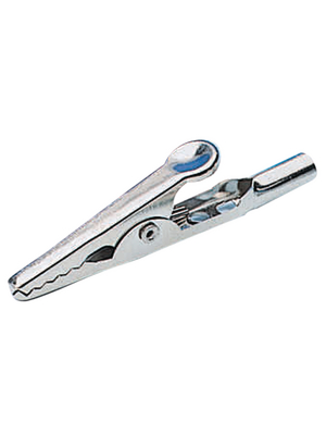 MSL Enterprises Corp - RE01 - Crocodile Clip ? 4 mm ? 4 mm blank 30 VAC 60 VDC, RE01, MSL Enterprises Corp