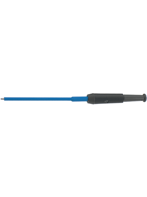 SKS Kontakttechnik - PRUEF 1 BLACK - Test probe ? 2 mm black 30 VAC 60 VDC, 1 A, PRUEF 1 BLACK, SKS Kontakttechnik
