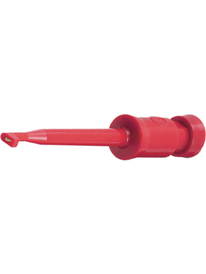 SKS Kontakttechnik - KLEPS 2 RED - Clamp-type test probe ? 2 mm red 30 VAC 60 VDC, 6 A, KLEPS 2 RED, SKS Kontakttechnik