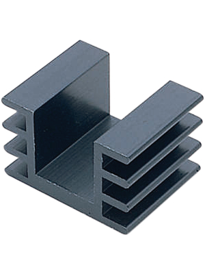 Austerlitz Electronic - KS32-1000E - Heat sink 1000 mm 5.5 K/W  @ L=100 mm black anodised, KS32-1000E, Austerlitz Electronic