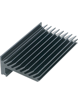 Austerlitz Electronic - KS55.1-84E 5:M3 - Heat sink 84 mm 4.1 K/W  @ 20 W black anodised, KS55.1-84E 5:M3, Austerlitz Electronic