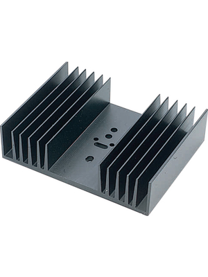 Austerlitz Electronic - KS97-1000E - Heat sink 1000 mm 2.2 K/W  @ L=100 mm black anodised, KS97-1000E, Austerlitz Electronic