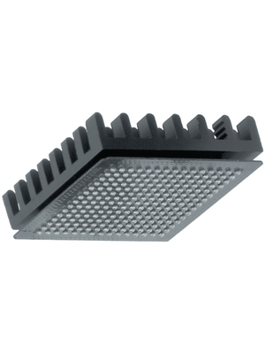Fischer Elektronik - ICK BGA 14 X 14 - Heat sink 14 mm 30 K/W black anodised, ICK BGA 14 X 14, Fischer Elektronik