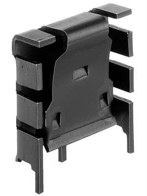 Kunze Folien GmbH - KU-0333-AL-ST-1,2MM-3-A-SE-SG - Heat sink 25.4 mm 18 K/W black anodised, KU-0333-AL-ST-1,2MM-3-A-SE-SG, Kunze Folien GmbH