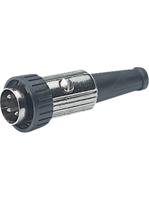  - 592-0501 - Male cable connector nickel-plated 5P 5 'D', 592-0501