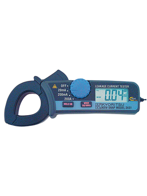 Kyoritsu - KEW2431 +CAL - Current clamp meter 20 mA / 200 AAC, KEW2431 +CAL, Kyoritsu