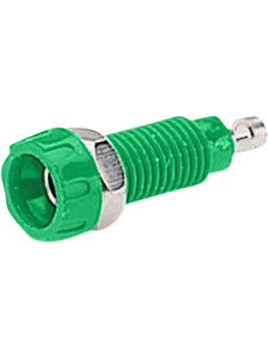 Deltron Components - 563-0400 - Laboratory socket ? 4 mm green N/A, 563-0400, Deltron Components