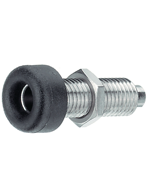 Staeubli Electrical Connectors - LB4-R-I BLACK - Socket ? 4 mm black N/A, LB4-R-I BLACK, St?ubli Electrical Connectors