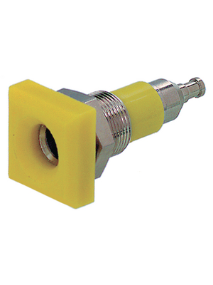 Staeubli Electrical Connectors - LB-I4Q YELLOW - Socket ? 4 mm yellow N/A, LB-I4Q YELLOW, St?ubli Electrical Connectors