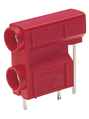 Deltron Components - 572-0500 - Laboratory socket ? 4 mm red N/A, 572-0500, Deltron Components