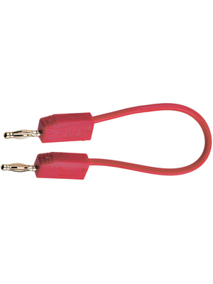 Staeubli Electrical Connectors - LK205-X 045CM BLUE - Test lead ? 2 mm blue 45 cm 0.5 mm2 CAT I, LK205-X 045CM BLUE, St?ubli Electrical Connectors