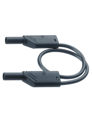 SKS Kontakttechnik - MLS WS 50/2,5 BLUE - Safety test lead ? 4 mm blue 50 cm 2.5 mm2 CAT II, MLS WS 50/2,5 BLUE, SKS Kontakttechnik