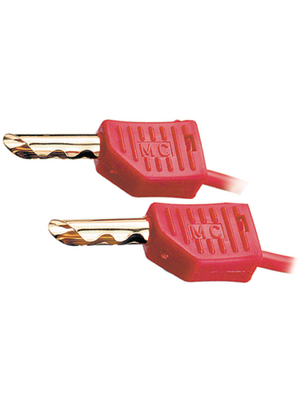 Staeubli Electrical Connectors - LK 4-B 200CM BLACK - Test lead ? 4 mm black 200 cm 1 mm2 CAT I, LK 4-B 200CM BLACK, St?ubli Electrical Connectors