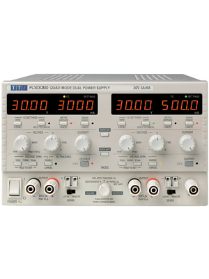 Aim-TTi - PL303QMDP - Laboratory Power Supply 2 Ch. 0...30 VDC 3 A / 0...30 VDC 3 A, Programmable, PL303QMDP, Aim-TTi