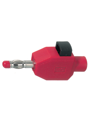 Staeubli Electrical Connectors - KLS4 RED - Plug ? 4 mm red CAT I N/A, KLS4 RED, St?ubli Electrical Connectors
