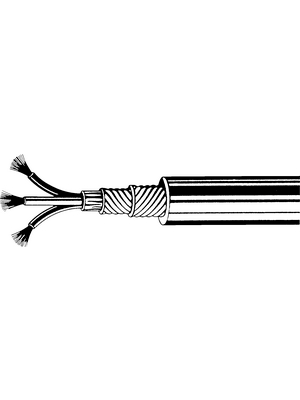 Gotham - GAC-3 BLK 4,8MM - Audio cable   3 x0.19 mm2 black, GAC-3 BLK 4,8MM, Gotham