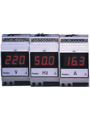 Carlo Gavazzi - DI3-DIN.AV5.A.D.0.XX - Digital display 0...5 AAC, 0...600 VAC, DI3-DIN.AV5.A.D.0.XX, Carlo Gavazzi
