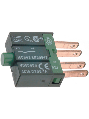 Eaton Moeller - E10 - Button switch element 1 make contact (NO), E10, Eaton M?ller