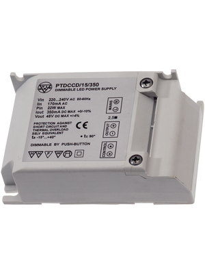 VLM - PTDCCD15/350 - LED driver, PTDCCD15/350, VLM