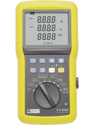 Chauvin Arnoux - CA8220 + MN93A - 1-phase mains analyser 600 VAC 6500 AAC, CA8220 + MN93A, Chauvin Arnoux
