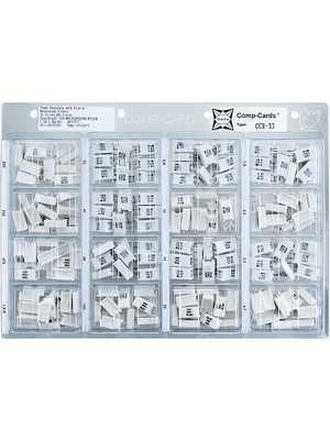 Nova - CCR-31 - Power resistor assorted 2 W E6/E12, CCR-31, Nova