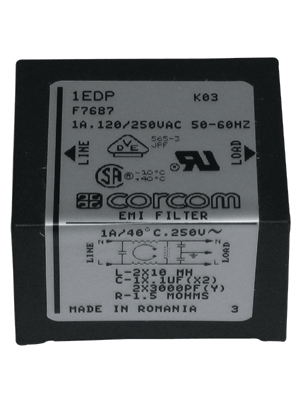 TE Connectivity - 10EDP - Interference filter, wired 10 A ,250 VAC, 10EDP, TE Connectivity