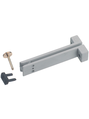 Fischer Elektronik - MSVL60 - Guide track Polyamide, GF light grey N/A, MSVL60, Fischer Elektronik