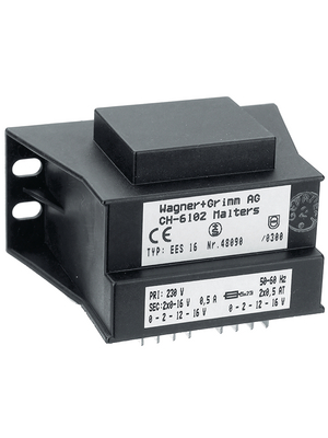 Wagner+Grimm - EJ 60/21 - Universal transformer 230 VAC 2...32 VAC 0.5 A, EJ 60/21, Wagner+Grimm