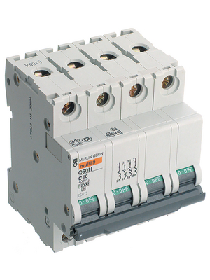 Schneider Electric - C60H 2P 20A C 10KA - Circuit breaker 20 A 2-pole type C, C60H 2P 20A C 10KA, Schneider Electric