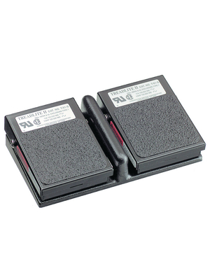 Linemaster - LMTWIN-T-91-S - Foot-operated switch 15 A Steel, LMTWIN-T-91-S, Linemaster