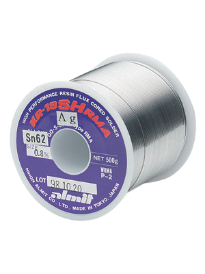 Almit - KR19SH RMA P2 AG2 0,5MM 500G - Solder wire Sn62/Pb36/2Ag 500 g 0.5 mm, KR19SH RMA P2 AG2 0,5MM 500G, Almit