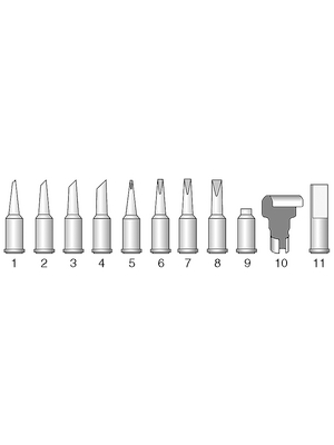 Portasol - SP10S - Soldering tip 1 mm 1, SP10S, Portasol