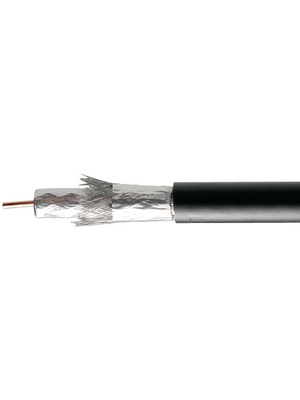 Macab - RG-11T - Coaxial cable   1 x1.63 mm Copper wire blank black, RG-11T, Macab