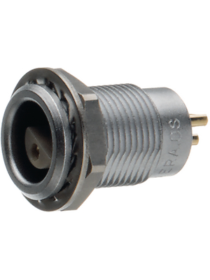 Lemo - ERA.0S.302.CLL - Device socket, S-series 2-pin Poles=2, ERA.0S.302.CLL, Lemo