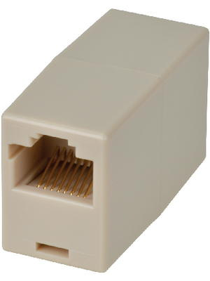 Maxxtro - TA-1088-ST - Modular connectors 2x RJ45 f/f 1:1 unshielded, TA-1088-ST, Maxxtro