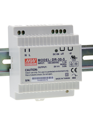 Mean Well - DR-30-24 - Switched-mode power supply / 1.5 A, DR-30-24, Mean Well