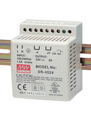 Mean Well - DR-4505 - Switched-mode power supply / 5.0 A, DR-4505, Mean Well