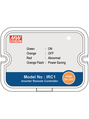 Mean Well - REMOTE CONTROL IRC 1 - Remote control, REMOTE CONTROL IRC 1, Mean Well