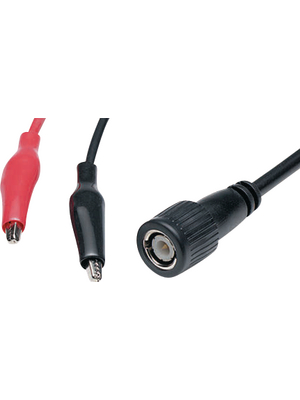 K & H - LF-56 - Test Lead with Crocodile Clips, BNC 100 cm, LF-56, K & H