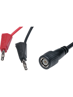 K & H - LF-61 - Test Lead with ? 4 mm Laboratory Plug, BNC 100 cm, LF-61, K & H