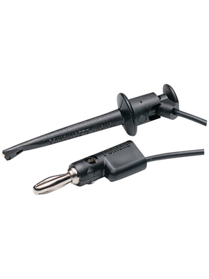 Pomona - 3782-36-0 - Test Lead with Hook Grip black, 3782-36-0, Pomona