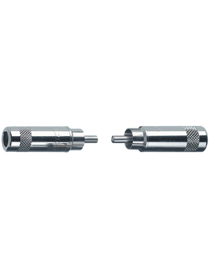Rean - NYS352 - Cable plug nickel-plated PU=Pair (2 pieces), NYS352, Rean