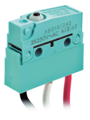 Panasonic - ABS161040J - Micro switch 2 AAC Plunger N/A 1 change-over (CO), ABS161040J, Panasonic