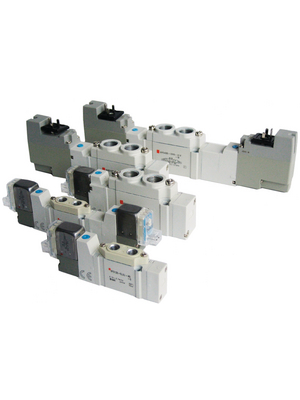SMC - SY3120-5LOU-M5-Q - Solenoid 24 VDC 0.15...0.7 MPa 5/2 monostable 200 l/min, SY3120-5LOU-M5-Q, SMC